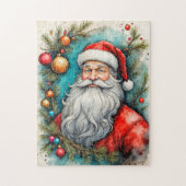 prettige feestdagen van Santa Claus Legpuzzel (Verticaal)