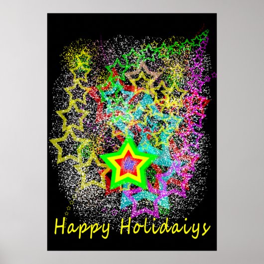 PRETTIGE FEESTDAGEN VAN STERREN POSTER (Voorkant)