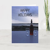 prettige feestdagen ***** VANAF HET MEER**** Kaart (Voorkant)