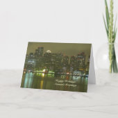 Prettige feestdagen Vanaf Kaart Boston (Voorkant)