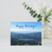 Prettige Feestdagen vanuit de Great Smoky Mountain (Staand voorkant)