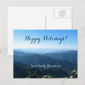 Prettige Feestdagen vanuit de Great Smoky Mountain (Voorkant / Achterkant)