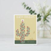 Prettige Feestdagen vanuit de Woestijn! Feestdagenkaart (Staand voorkant)