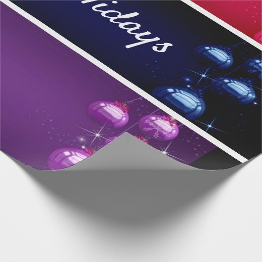 prettige feestdagen Verpakkingspapier Cadeaupapier (Hoek)