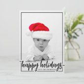 Prettige Feestdagen Verticale Foto Feestdagenkaart (Staand voorkant)