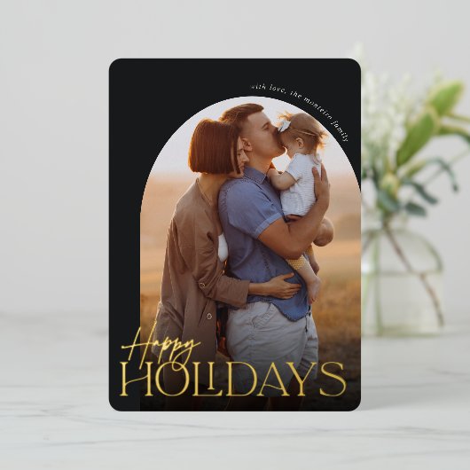 prettige feestdagen Verticale fotoArch (Staand Voorkant)