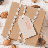 Prettige feestdagen Vet Modern Cadeaulabel