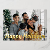 Prettige feestdagen Vetgedrukte foto (Voorkant)