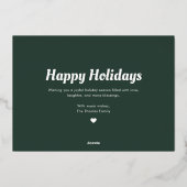 Prettige feestdagen Vetgedrukte foto (Achterkant)