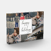 Prettige feestdagen Vier fotocollage Fotoblokken (Links)