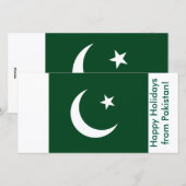 Prettige feestdagen Vlag van Belize, Feestdagenkaart (Voorkant / Achterkant)