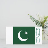 Prettige feestdagen Vlag van Belize, Feestdagenkaart (Staand voorkant)