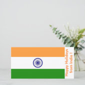 Prettige feestdagen Vlag van China Feestdagenkaart (Staand voorkant)