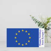 Prettige feestdagen Vlag van Frankrijk, Feestdagenkaart (Staand voorkant)