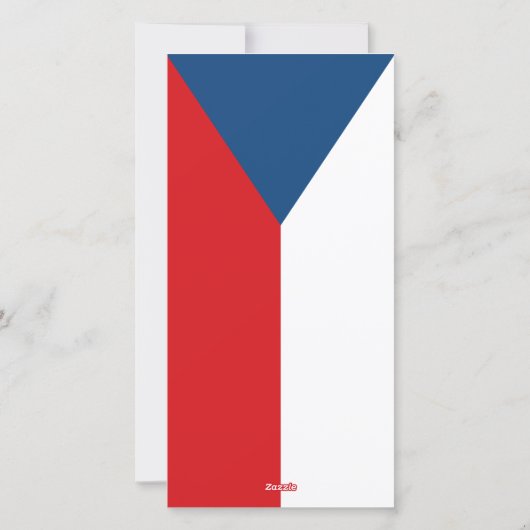 Prettige feestdagen Vlag van Tsjechië, Feestdagenkaart (Achterkant)