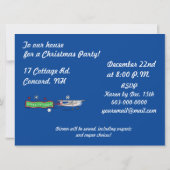 Prettige feestdagen Vliegtuig Kaart (Achterkant)