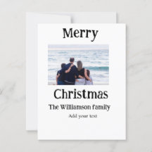 Prettige feestdagen · voeg familienaam foto toe ke