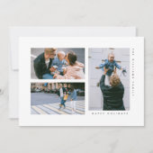 prettige feestdagen Voeg je familiefoto toe (Voorkant)