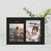 prettige feestdagen Voeg je familiefoto toe (Staand voorkant)