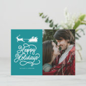 prettige feestdagen Voeg je foto toe (Staand voorkant)