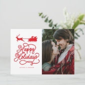 prettige feestdagen Voeg je foto toe (Staand voorkant)