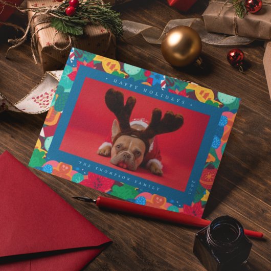 prettige feestdagen Voeg je foto toe