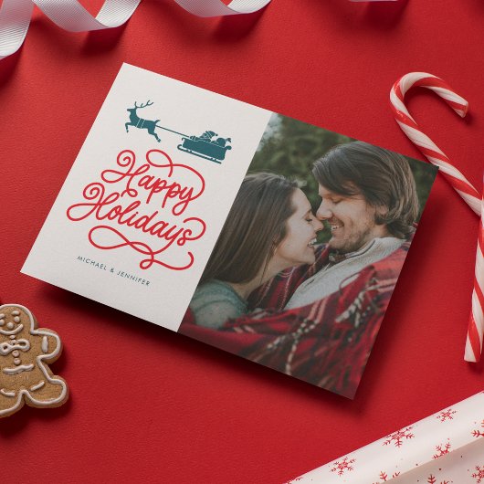 prettige feestdagen Voeg je foto toe