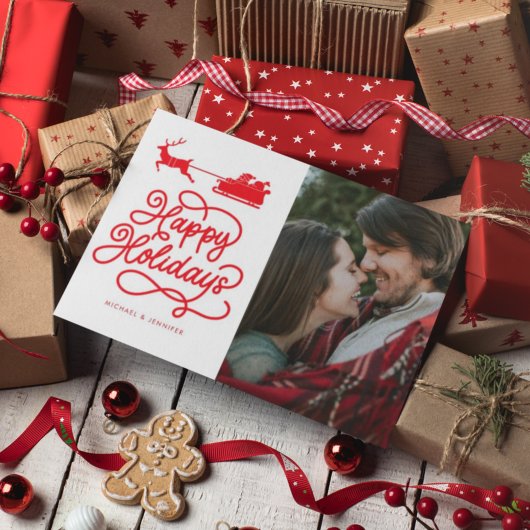 prettige feestdagen Voeg je foto toe