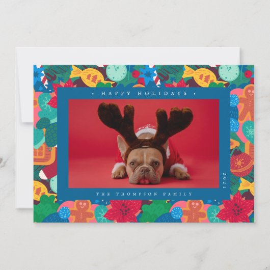 prettige feestdagen Voeg je foto toe (Voorkant)