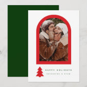 prettige feestdagen Voeg je foto toe (Voorkant / Achterkant)