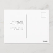 prettige feestdagen | Voeg uw foto-Briefkaart toe Briefkaart (Achterkant)