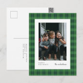 prettige feestdagen | Voeg uw foto-Briefkaart toe Briefkaart (Voorkant / Achterkant)