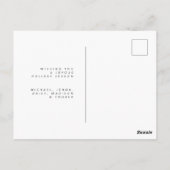 prettige feestdagen | Voeg uw foto-Briefkaart toe Briefkaart (Achterkant)