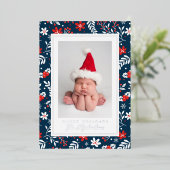 PRETTIGE FEestdagen | Voeg uw foto toe (Staand Voorkant)