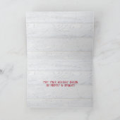 prettige feestdagen vogel kaart (Binnen)