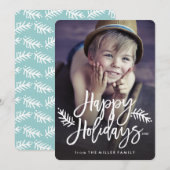 prettige feestdagen volledige foto met briefkaart (Voorkant / Achterkant)