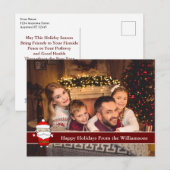 Prettige feestdagen Volledige Kaart foto en Schatt (Voorkant / Achterkant)