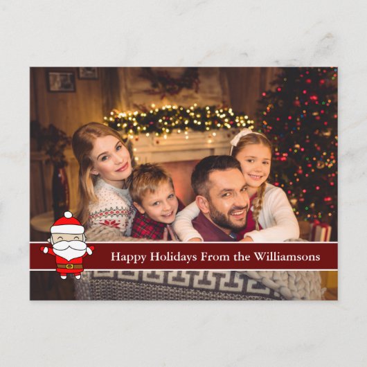 Prettige feestdagen Volledige Kaart foto en Schatt (Voorkant)
