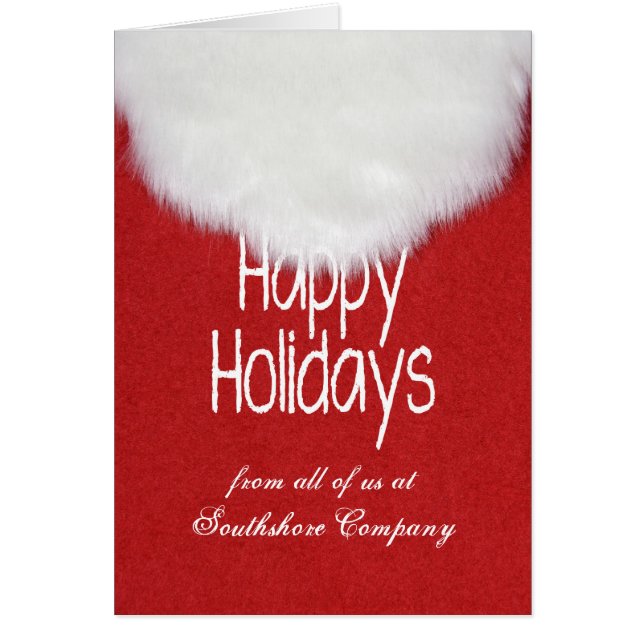 prettige feestdagen voor de baard van de Klant-San (Voorkant)