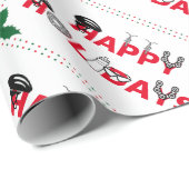 Prettige feestdagen Voor fietser Cadeaupapier (Rol Hoek)