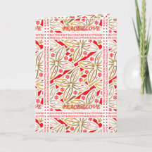 prettige feestdagen | Vrede en liefde | Poinsettia