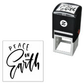 Prettige feestdagen Vrede op aarde Zelfinktende Stempel (In situ)