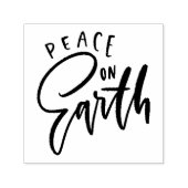 Prettige feestdagen Vrede op aarde Zelfinktende Stempel (Design)