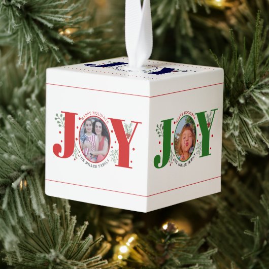 Prettige feestdagen Vreugde en bessen Decoratie (Boom)