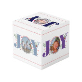 Prettige feestdagen Vreugde en bessen Kubus (Achter hoekig)