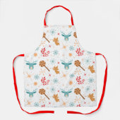 prettige feestdagen | Vroegere kerstmis Schort (Voorkant)