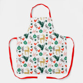 prettige feestdagen | Vroegere kerstmis Schort (Voorkant)