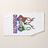 Prettige feestdagen Vrolijk & helder: gezegend Bad Handdoek (Handdoek)