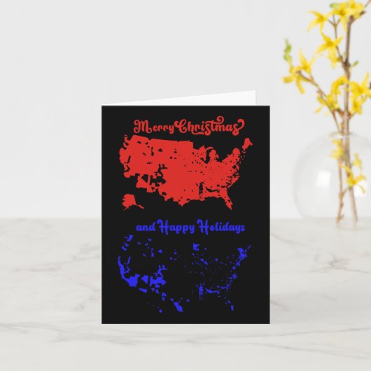 Prettige feestdagen Vrolijk kerstfeest en feesteli Kaart (Gele Bloem)