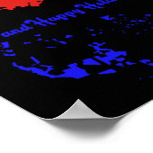 Prettige feestdagen Vrolijk kerstfeest en feesteli Poster (Hoek)